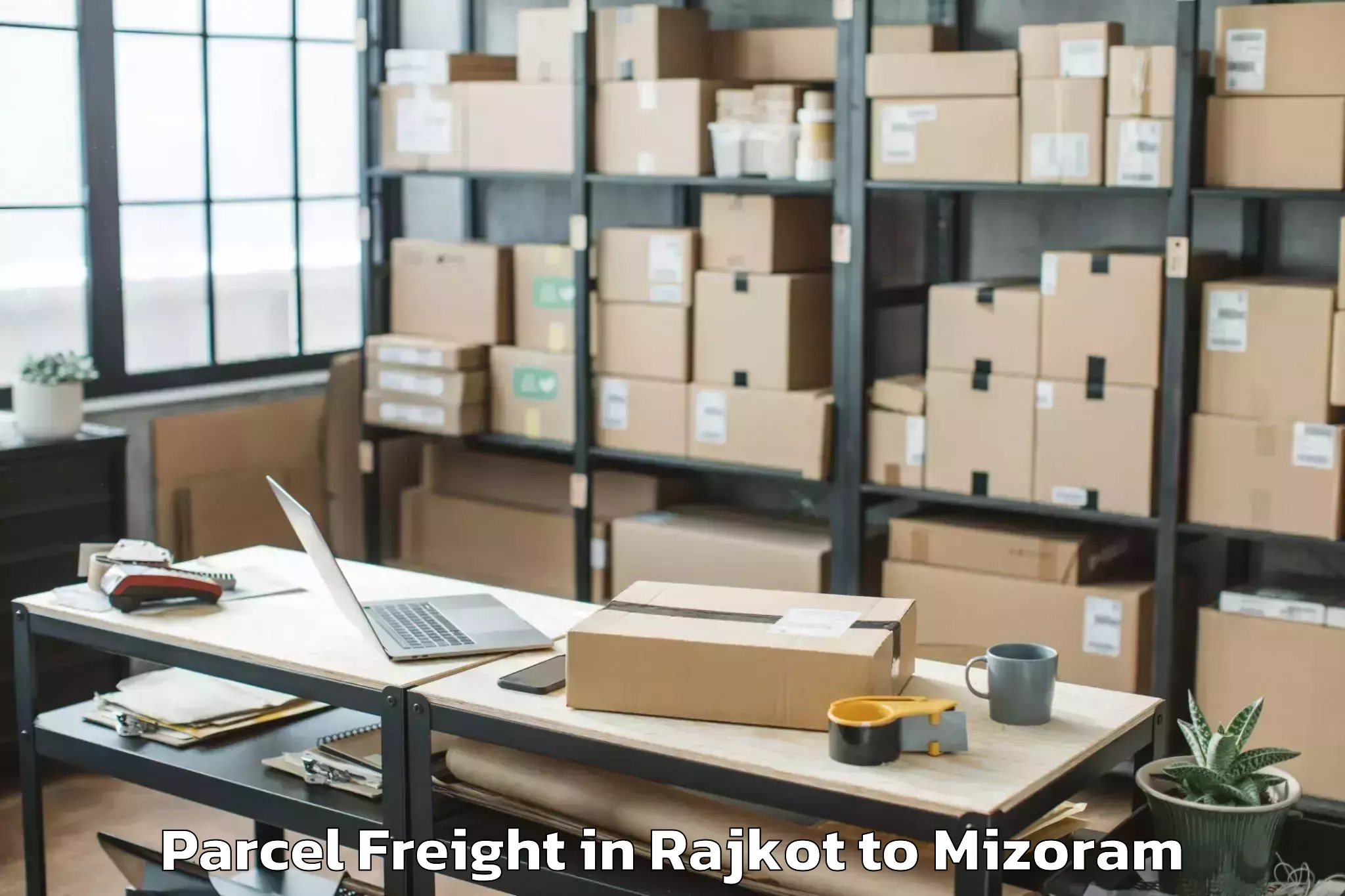 Hassle-Free Rajkot to North Vanlaiphai Parcel Freight